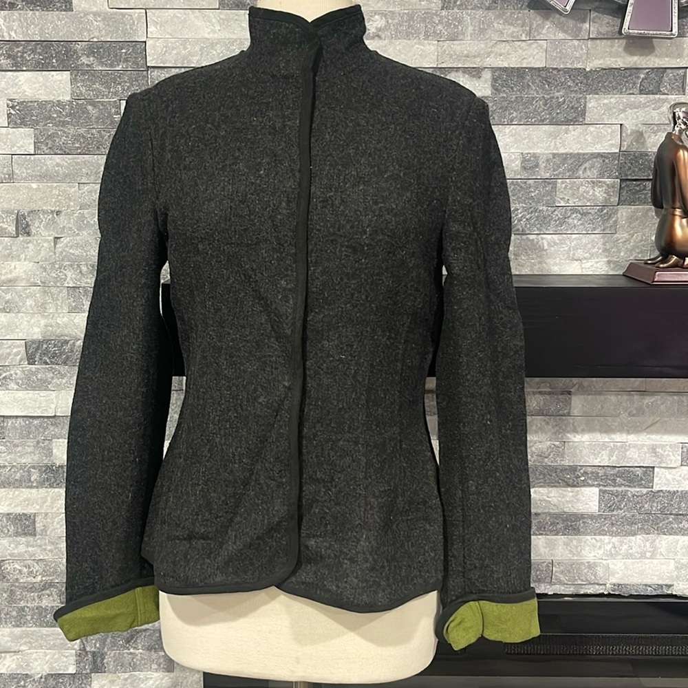 Evan Picone Women’s  Gray Jacket Blazer Size 8 ( See measurements Fit size S)